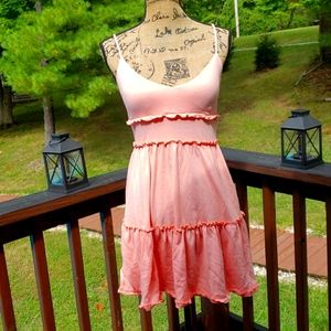 Coral dress